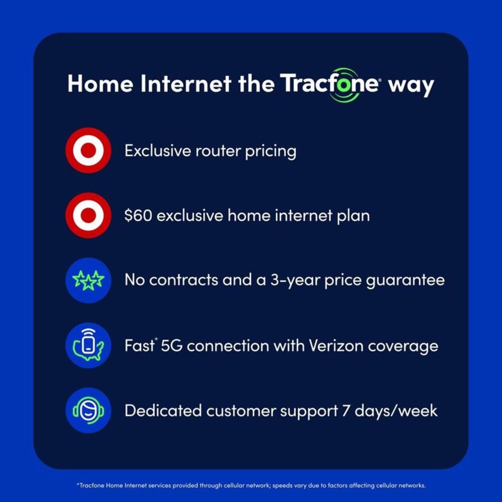 Tracfone Home Internet Router 5G-LTE - White - Picture 8 of 9